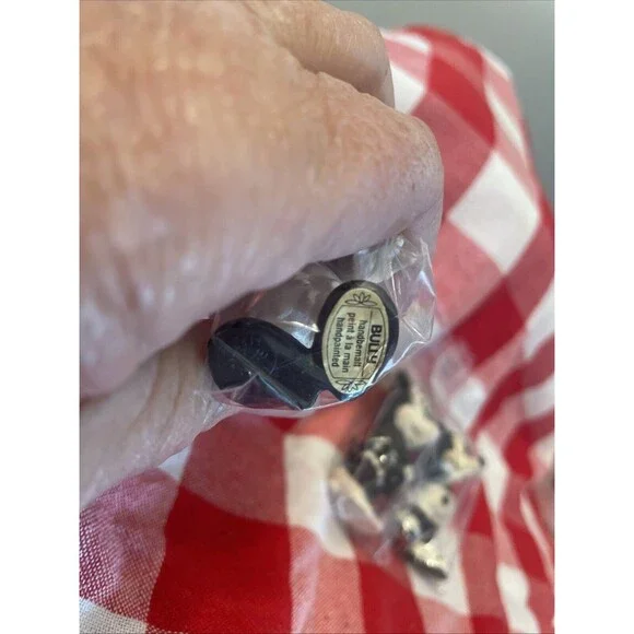 Lot Of 4 Black & White Vintage Bully Disney 2.7” Rare Toy Mickey Minnie Donal - Picture 3 of 11